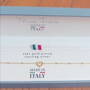 - MIA FIARE 14kt gold plated bracelet. New